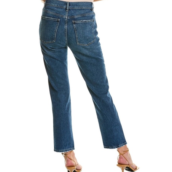 DL1961 Patti Straight High Rise Vintage Ankle Denim Jeans twilight hour Size 27 - Picture 2 of 10